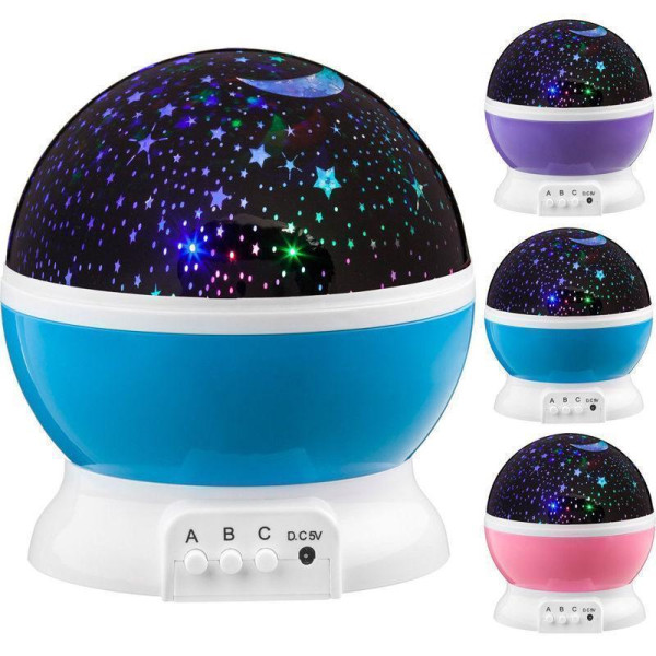 Обертовый ночник-проектор Звёздное небо 3D Star Master Dream QDP01