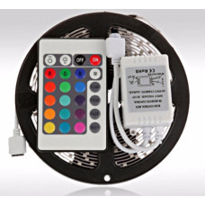 Светодиодная лента в комплекте LED 3528 RGB, гибкая многоцветная лента 5 метров
