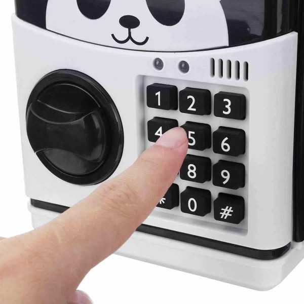 Электронная скарбничка Панда, детский банкомат с кодовым замком PANDA