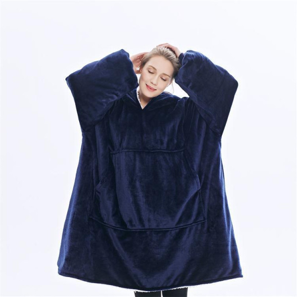 Плед с капюшоном и рукавами HUGGLE HOODIE