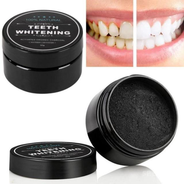 Отбеливатель зубов Miracle Teeth Whitener, черная зубная паста