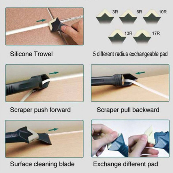 Силиконовый шпатель и скребок SILICON TOWEL SCRAPPER