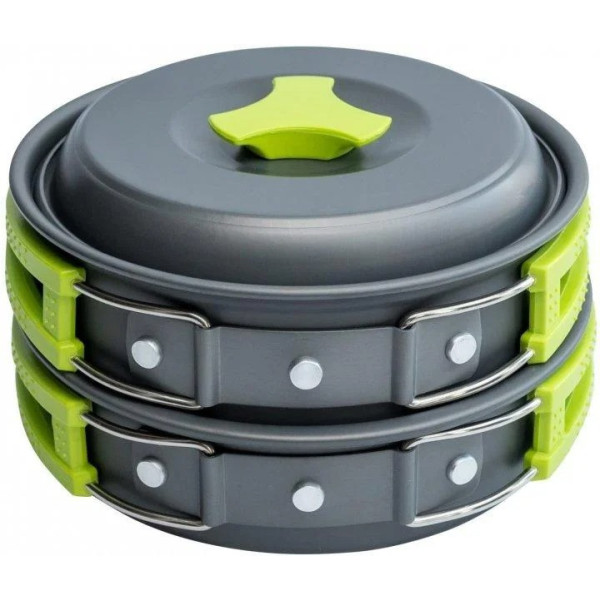 Набір посуду MalloMe Camping Cookware Mess Kit Gear для кемпінгу