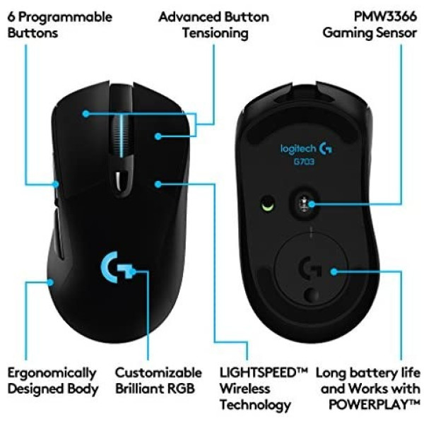 Мышь беспроводная Игровая  G703