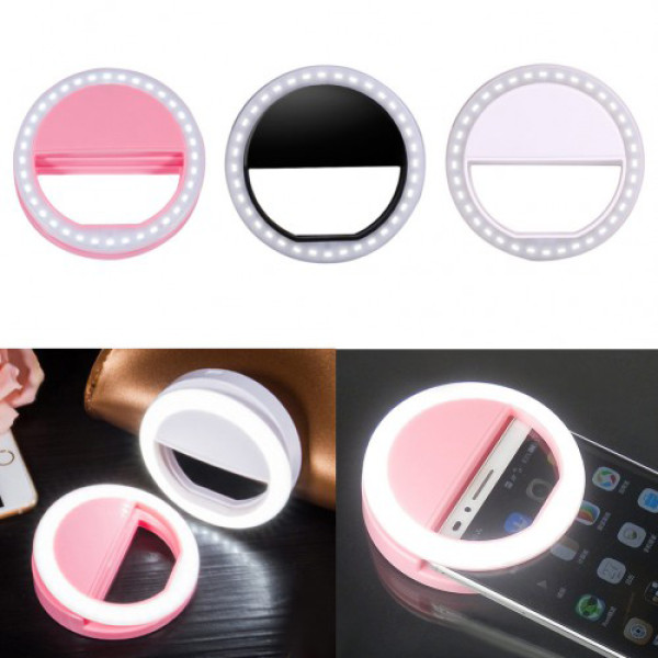 Светодиодное кольцо для селфи Selfie Ring Light RK-12