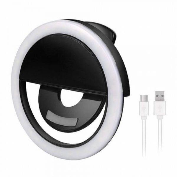Светодиодное кольцо для селфи Selfie Ring Light RK-12