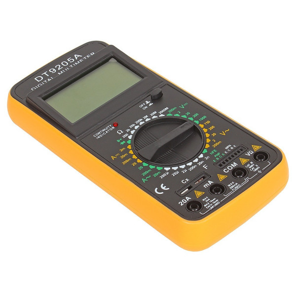 Мультиметр тестер вольтметр амперметр DT 9205A