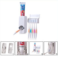 Дозатор зубної пасти та тримач щіток Toothpaste Dispenser