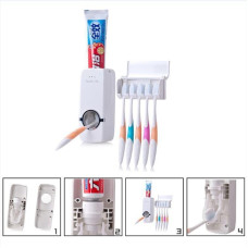 Дозатор зубной пасты и держатель щеток Toothpaste Dispenser
