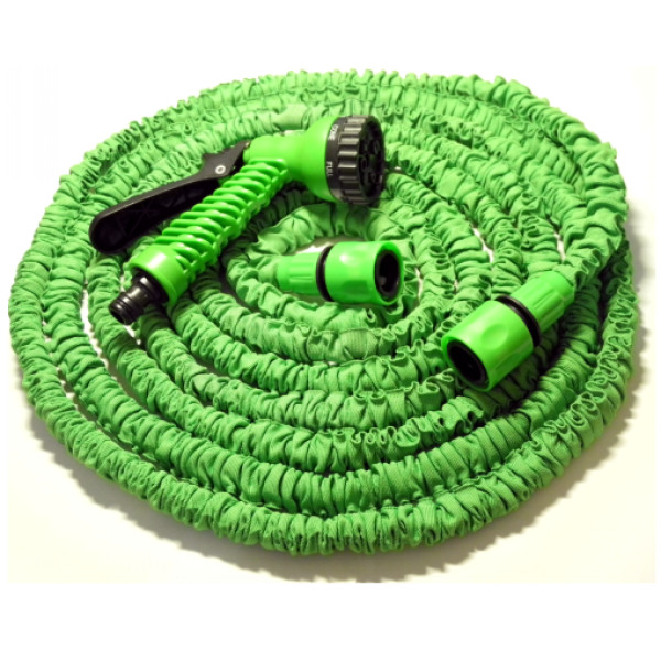 Посилений садовий шланг для поливу XHose 60м з розпилювачем Magic Hose