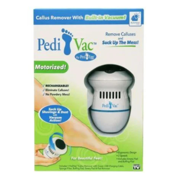 Электрическая пемза PEDI VAC, прибор для удаления мозолей