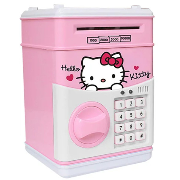 Електронний Сейф скарбничка із кодовим замком "Hello Kitty"