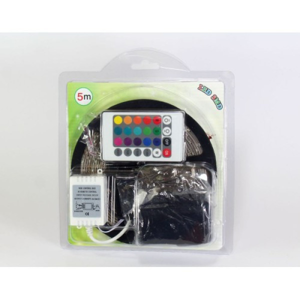 Комплект светодиодная лента влагозащищенная с Контроллером 3528 SMD RGB 5м