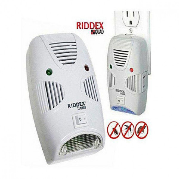 Электромагнитный отпугиватель тараканов, мышей, мух Riddex Quad Pest Repelling Aid