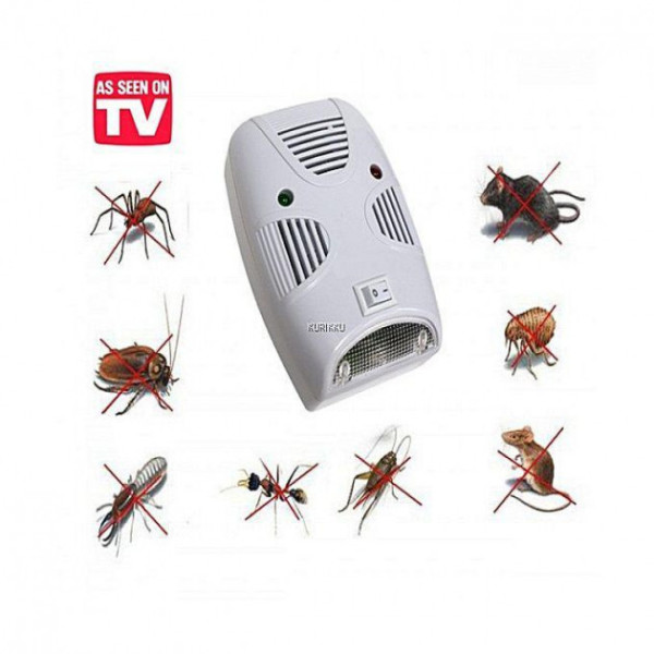 Электромагнитный отпугиватель тараканов мышей мух комаров Riddex Quad Pest Repelling Aid