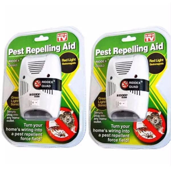 Электромагнитный отпугиватель тараканов мышей мух комаров Riddex Quad Pest Repelling Aid