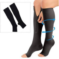 Лечебные компрессионные гольфы от варикоза Zip Sox (Зип Сокс) на молнии