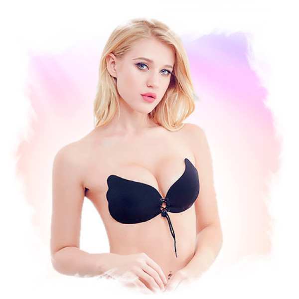 Бюстгальтер-невидимка Fly Bra з ефектом Push Up, Бюстгальтер-невидимий Бежевий
