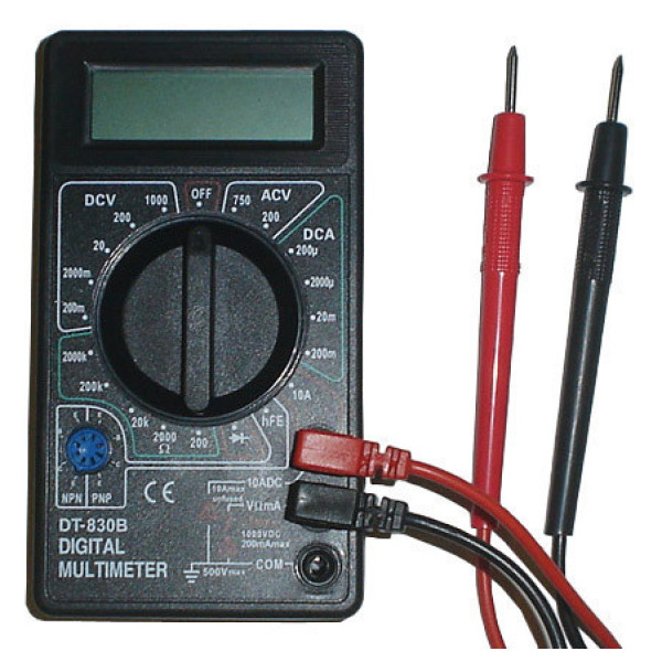 Мультиметр тестер с защитой от перегрузок DT 830B