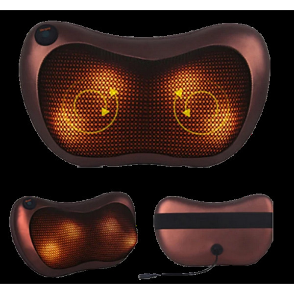 Массажная подушка для спины и шеи Massage Pillow GHM 8028