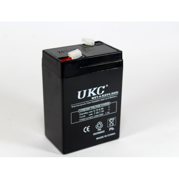 Герметичний кислотно-свинцевий акумулятор BATTERY RB 640 6V 4A UKC