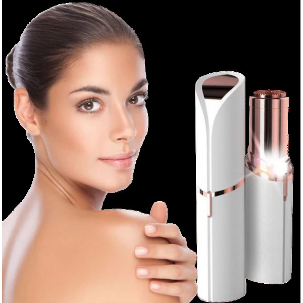 Эпилятор для удаления волос на лице Flawless Facial Hair Remover - женский триммер депилятор в форме помады
