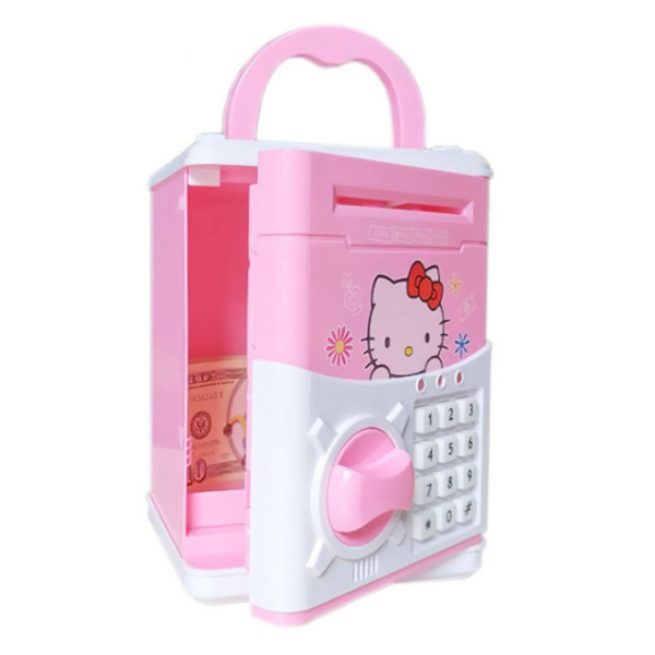 Електронний Сейф скарбничка із кодовим замком "Hello Kitty"