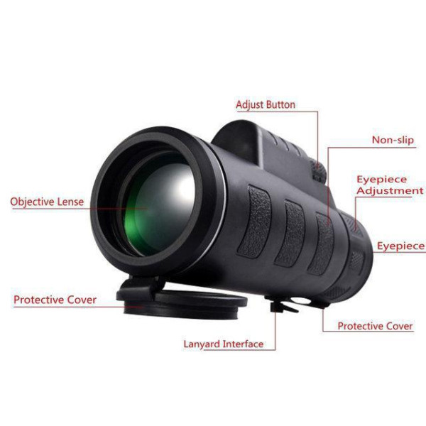 Монокуляр Bushnell PANDA 16x52 з триніжкою та кліпсою для смартфона