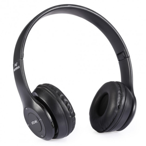 Наушники MDR P47+BT / Наушники беспроводные bluetooth microSD Mp3 с плеером