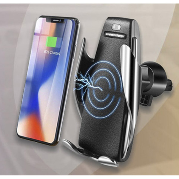 Автотримач Smart Sensor S5 з бездротовою зарядкою 10 Вт і сенсорним керуванням Кріплення на повітропровід