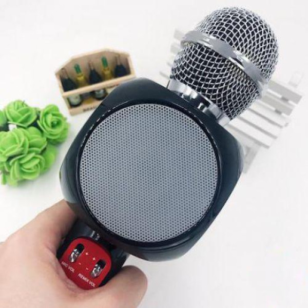 Бездротовий Bluetooth-мікрофон караоке WSTER WS-1816 Чорний