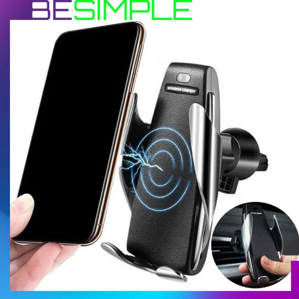 Автотримач Smart Sensor S5 з бездротовою зарядкою 10 Вт і сенсорним керуванням Кріплення на повітропровід