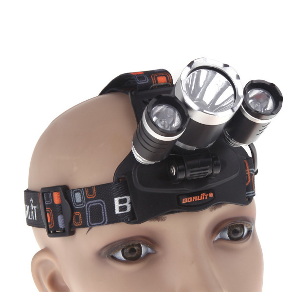 Налобный фонарь 3 Led RJ 3000 T6