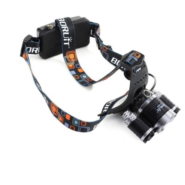 Налобный фонарь 3 Led RJ 3000 T6