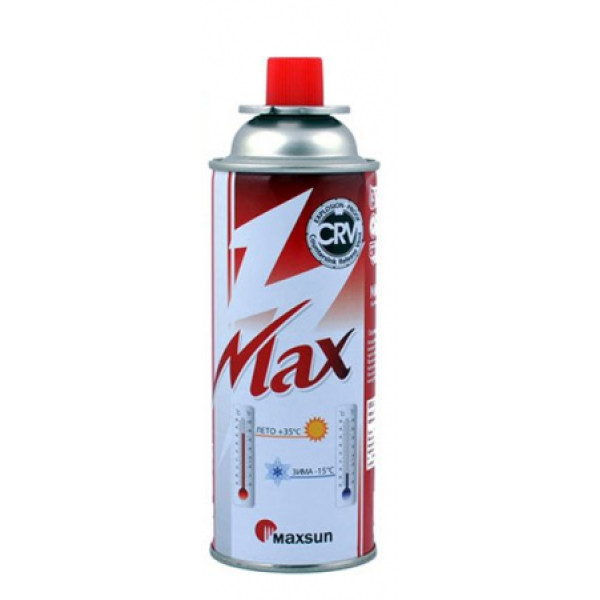 Газ балон Всесезонний MAX MAXSUN для портативних газових пальників кемпінг