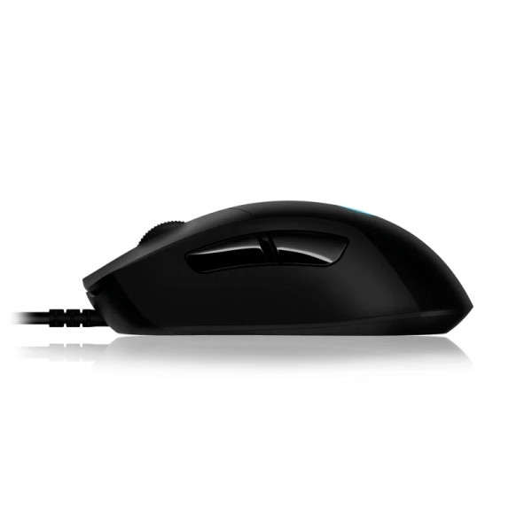 Проводная игровая мышь G407 Silent Plus с LED-подсветкой и DPI до 12000 черная
