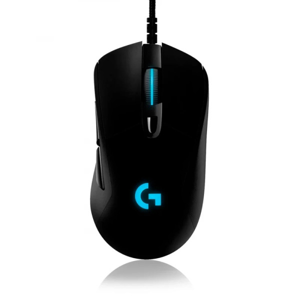 Проводная игровая мышь G407 Silent Plus с LED-подсветкой и DPI до 12000 черная