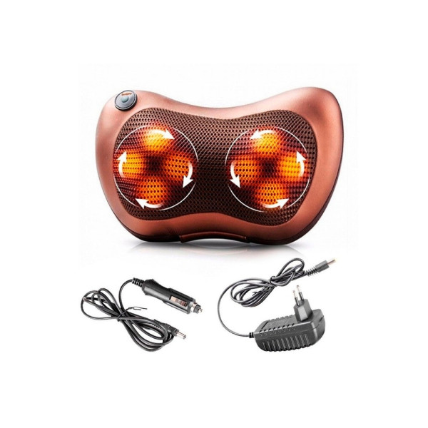 Массажная подушка для спины и шеи Massage Pillow GHM 8028