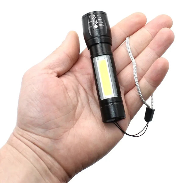Ручной карманный фонарик BL-911 с USB-зарядкой