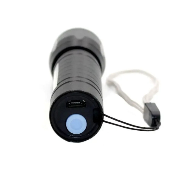 Ручной карманный фонарик BL-911 с USB-зарядкой
