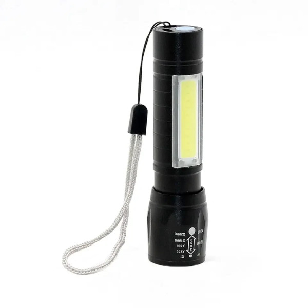 Ручной карманный фонарик BL-911 с USB-зарядкой