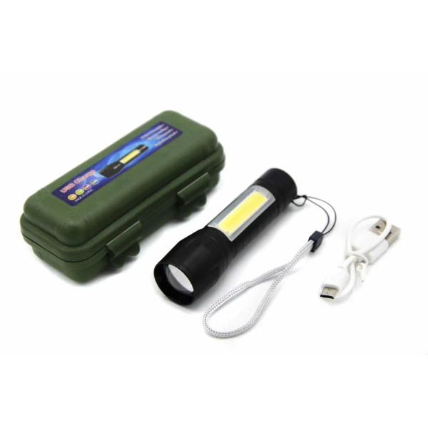 Ручной карманный фонарик BL-911 с USB-зарядкой