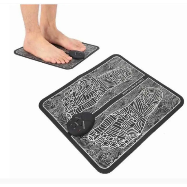 Вібраційний масажний килимок EMS Foot Massager для ніг призначений для лікувального масажу.