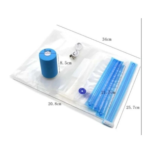 Упаковщик для еды Vacuum Sealer Always Fresh с 6 вакуумными пакетами в комплекте