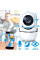 Камера відеоспостереження QC011 IP CAMERA Wifi Бездротова поворотна відеокамера з інфрачервоним підсвічуванням, нічною зйомкою та