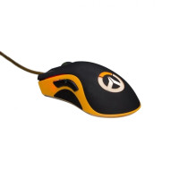 Игровая оптическая компьютерная мышь DeathAdder Chroma Overwatch черно-желтая