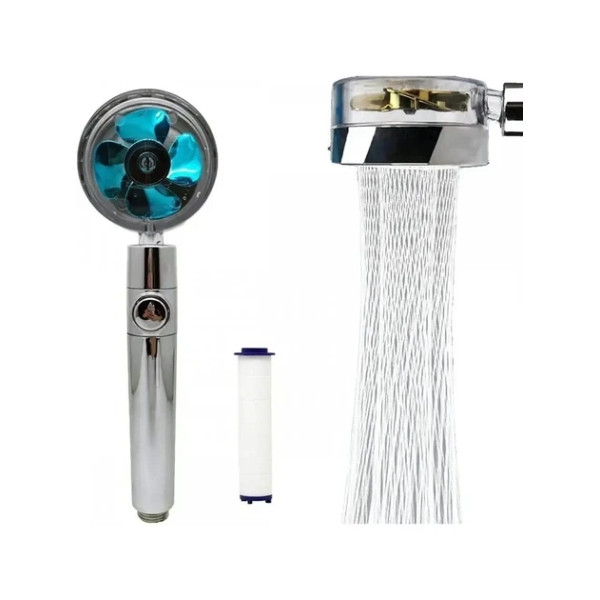 Насадка для душу з вентилятором Turbocharged Water Saving Shower