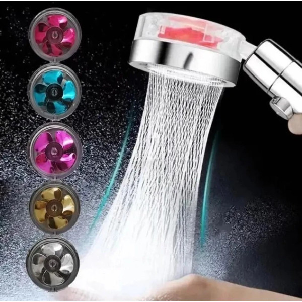 Насадка для душу з вентилятором Turbocharged Water Saving Shower