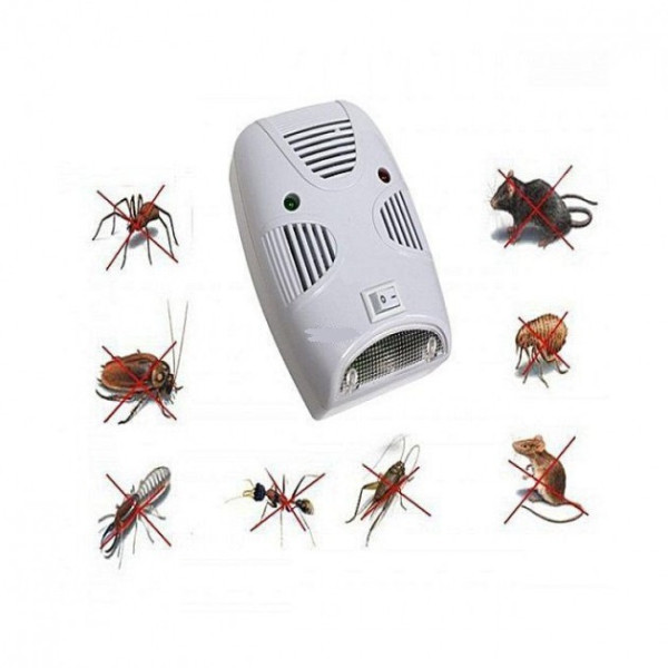Электромагнитный отпугиватель тараканов, мышей, мух Riddex Quad Pest Repelling Aid