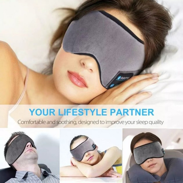 Маска для сна MUSIC GOGGLES с Bluetooth гарнитурой / Повязка на глаза для сна с наушниками